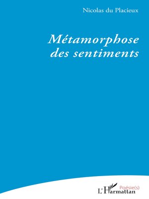 cover image of Métamorphose des sentiments